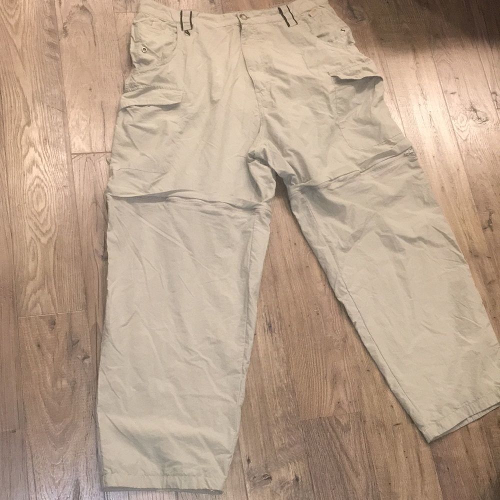 Mega Pocket Nylon Convertible Cargo pants shorts